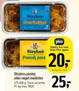 Føtex Stryhns postej eller røget medister tilbud