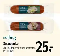 Føtex Spegepølse tilbud