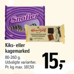Føtex Kiks- eller kagemarked tilbud