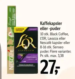 Føtex Kaffekapsler eller -puder tilbud