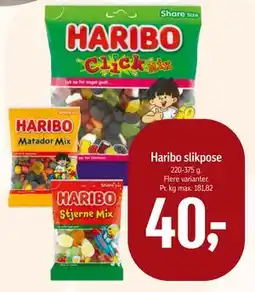 Føtex Haribo slikpose tilbud