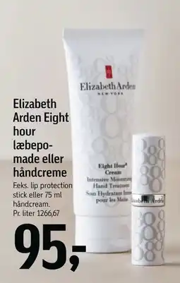 Føtex Elizabeth Arden Eight hour læbepomade eller håndcream tilbud