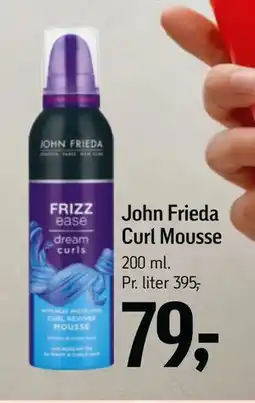 Føtex John Frieda Curl Mousse tilbud