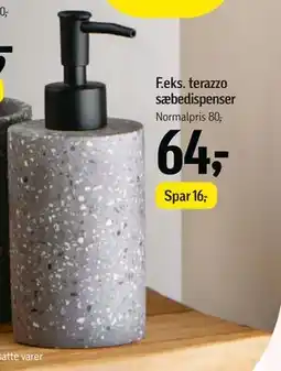 Føtex terazzo sæbedispenser tilbud