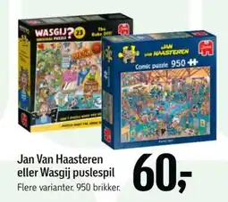 Føtex Jan Van Haasteren eller Wasgij puslespil tilbud