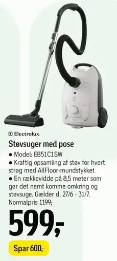 Føtex Støvsuger med pose tilbud