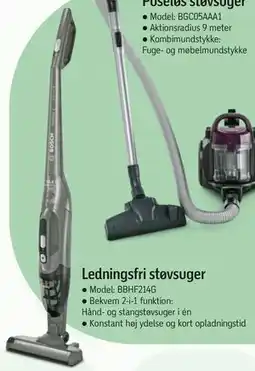 Føtex Ledningsfri støvsuger tilbud