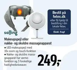Føtex Makeupspejl eller nakke- og skuldre massageapparat tilbud