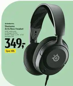 Føtex Steelseries Arctis Nova 1 headset tilbud
