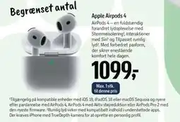 Føtex Apple Airpods 4 tilbud