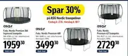 Føtex Spar 30% på ASG Nordic trampoliner tilbud