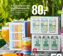 Føtex To Øl Snublejuice eller Whirl Domination IPA tilbud