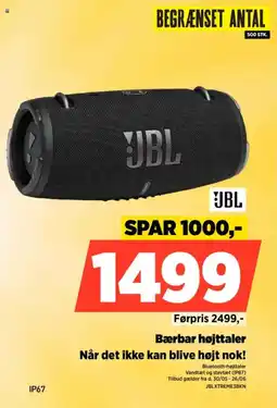 Power JBL Bærbar højttaler tilbud