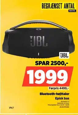 Power JBL Bluetooth-højttaler tilbud