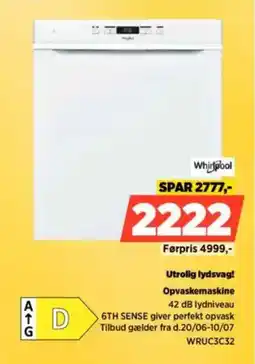 Power Whirlpool Opvaskemaskine tilbud