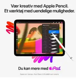 Power Vær kreativ med Apple Pencil. Et værktøj med uendelige muligheder. tilbud