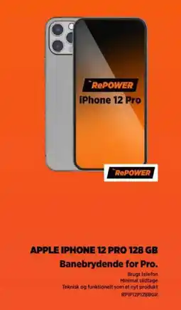 Power APPLE IPHONE 12 PRO 128 GB Banebrydende for Pro. tilbud