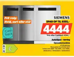Power SIEMENS AutoOpen - tørring Opvaskemaskine tilbud