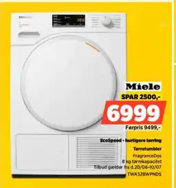 Power Miele EcoSpeed-hurtigere tørring tilbud