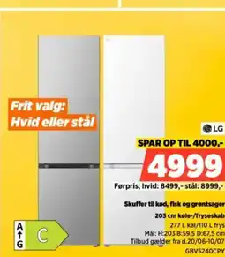 Power Lg Skuffer til kød, fisk og grøntsager tilbud