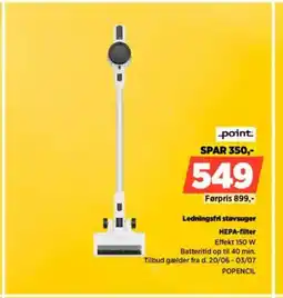 Power Ledningsfri støvsuger tilbud