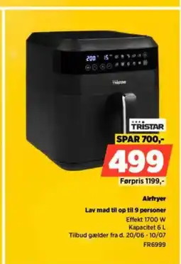 Power Airfryer Lav mad til op til 9 personer tilbud