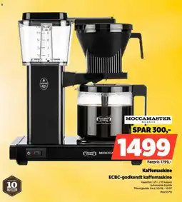 Power Kaffemaskine ECBC-godkendt kaffemaskine tilbud