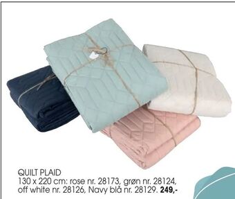 Daells Bolighus Quilt plaid tilbud