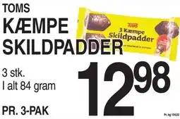 ABC Lavpris TOMS KÆMPE SKILDPADDER tilbud