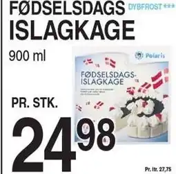 ABC Lavpris FØDSELSDAGS ISLAGKAGE tilbud