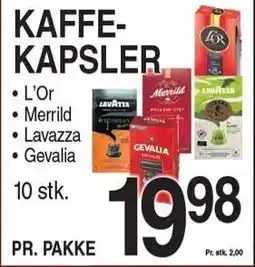 ABC Lavpris KAFFEKAPSLER tilbud
