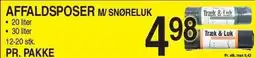 ABC Lavpris AFFALDSPOSER M/SNØRELUK tilbud