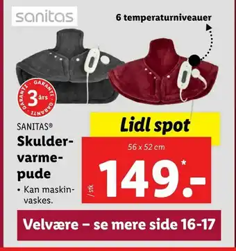 Skulder- varme pude
