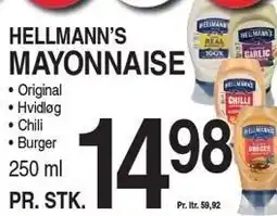 ABC Lavpris HELLMANN'S MAYONNAISE tilbud