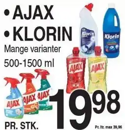 ABC Lavpris AJAX ELLER KLORIN tilbud