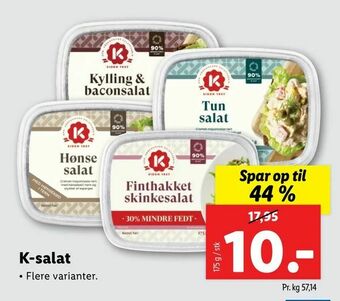 Let-Køb K-salat tilbud