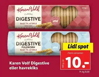 Karen Volf Digestive eller havrekiks
