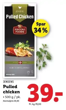 Lidl JENSENS Pulled chicken tilbud