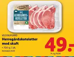 Lidl VILSTRUPGÅRD Herregårdskoteletter med skaft tilbud