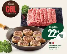 Min Købmand Gestus Hakket Dansk Grisekød 14-18 % tilbud