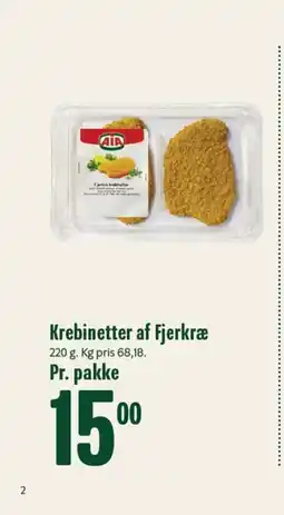 Min Købmand Krebinetter af Fjerkræ tilbud