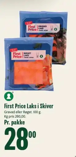 Min Købmand First Price Laks i Skiver tilbud