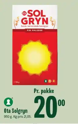 Min Købmand Ota Solgryn tilbud