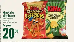 Min Købmand Kims Chips eller Snacks tilbud