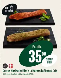 Min Købmand Gestus Marineret Filet a la Mørbrad af Dansk Gris tilbud