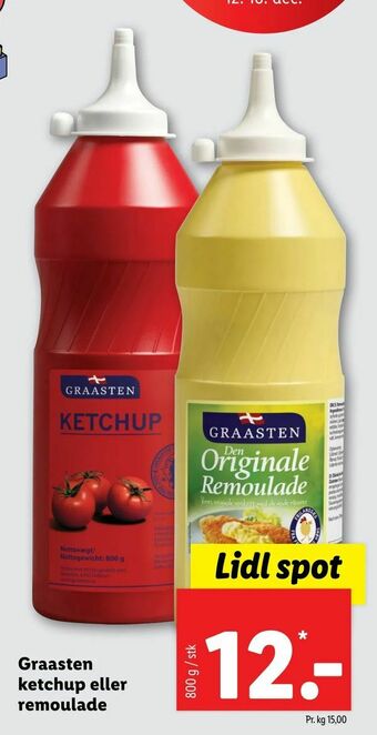 Let-Køb Graasten ketchup eller remoulade tilbud