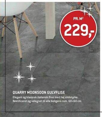 XL-BYG Quarry moonsoon gulvflise tilbud