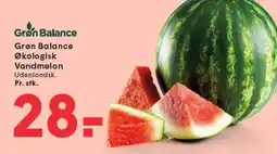 SPAR Grøn Balance Økologisk Vandmelon tilbud