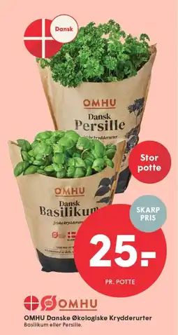 SPAR OMHU Danske Økologiske Krydderurter tilbud