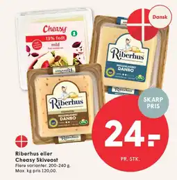 SPAR Riberhus eller Cheasy Skiveost tilbud